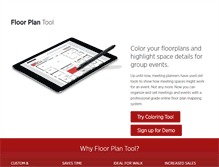 Tablet Screenshot of floorplantool.com